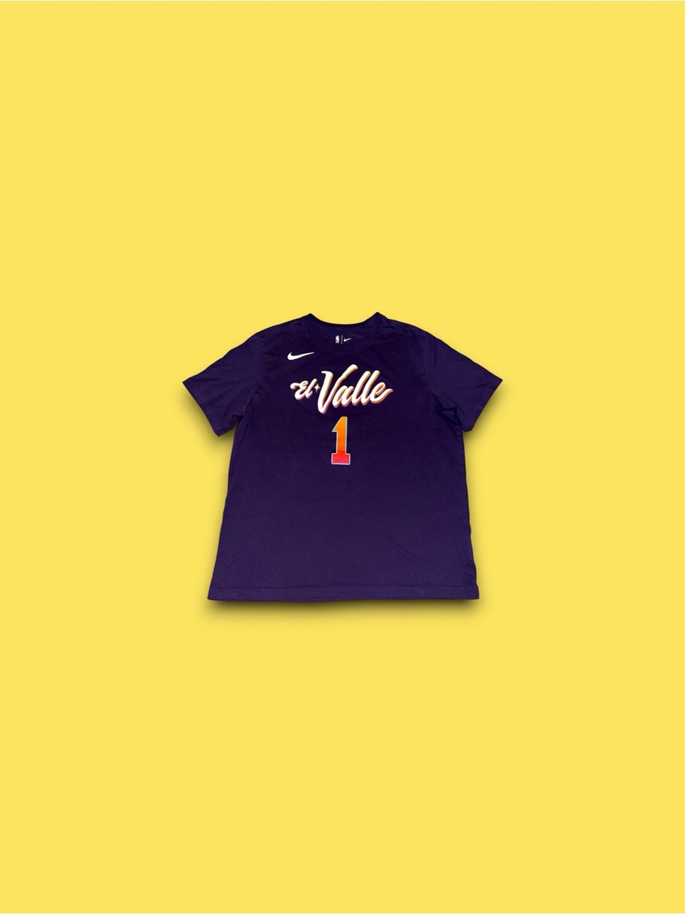 Nike Phoenix Suns Shirt XL Purple Devin Booker City Edition El Valle NBA
